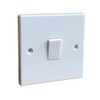 Single Wall Switch & Back Box Pattress. 1 Gang 2