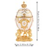 QIFU Vintage Easter Egg Style Enamel Trinket Box(QF2049)