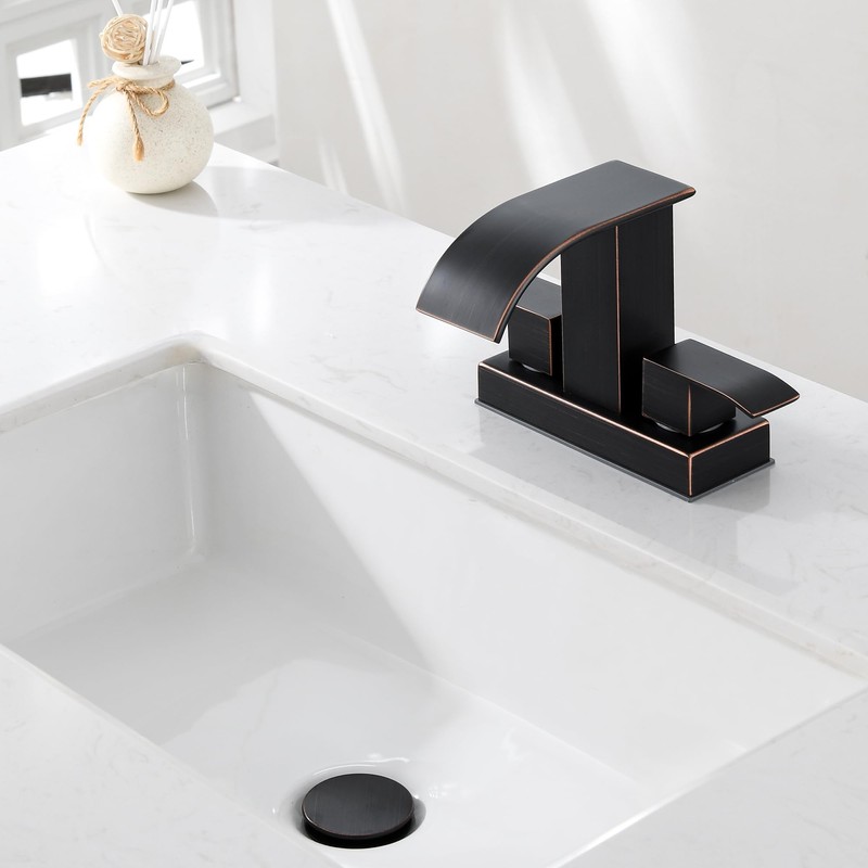 TIORIY Vessel Sink Drain Without Overflow, Plastic Bathroom Pop up