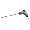 T-Handled Hex Ball Driver 3mm x 100mm - 18.10 Hardened S2 Steel Blade, Chrome-Plated Long hex Ball