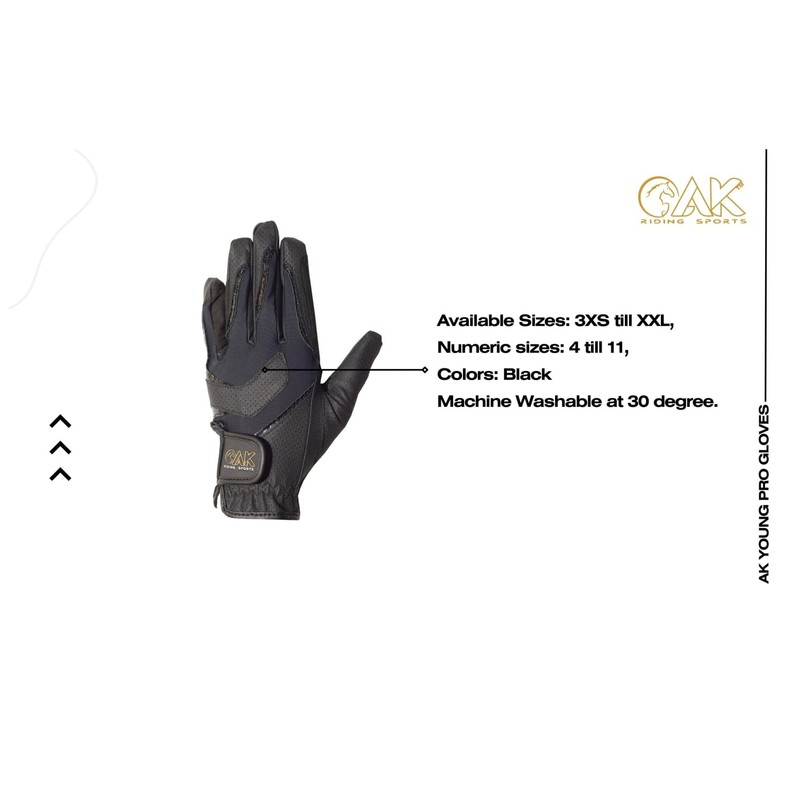 AK Stylish Young Generation All Season Breathable Horse Riding Gloves