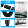 Bocguy Rain Gutter Downpipe, 1 Piece Gutter Flexible Downpipe Extension,