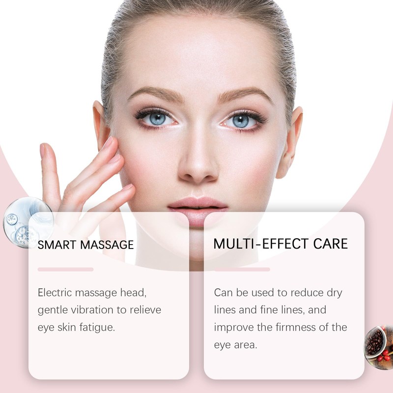 iSZEYU Electric Massage Eye Cream, Polypeptide Dark Circle Treatment, Firming