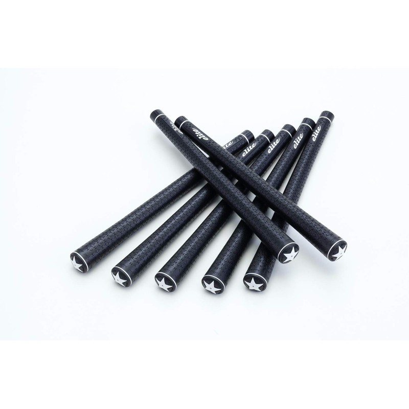 elitegrips Y360SH Golf Grips, Set of 7, Berlina Black with