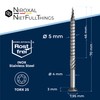 Terrace Screws 5 x 70 Stainless Steel A2 Rounded Head