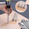 183Pcs Leather kit,Leathercraft Working Tool Kit with Saddle Making Tools