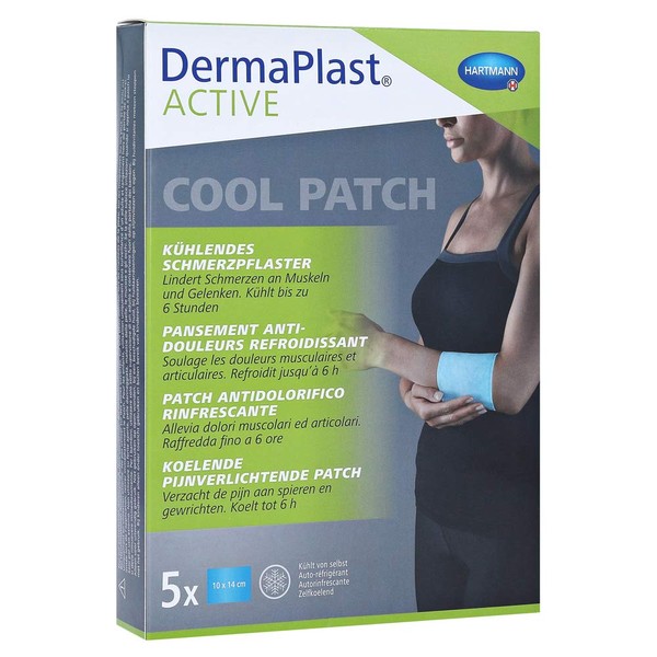 DERMAPLAST Active Cool Patch 10 x 14 cm Pack of 5