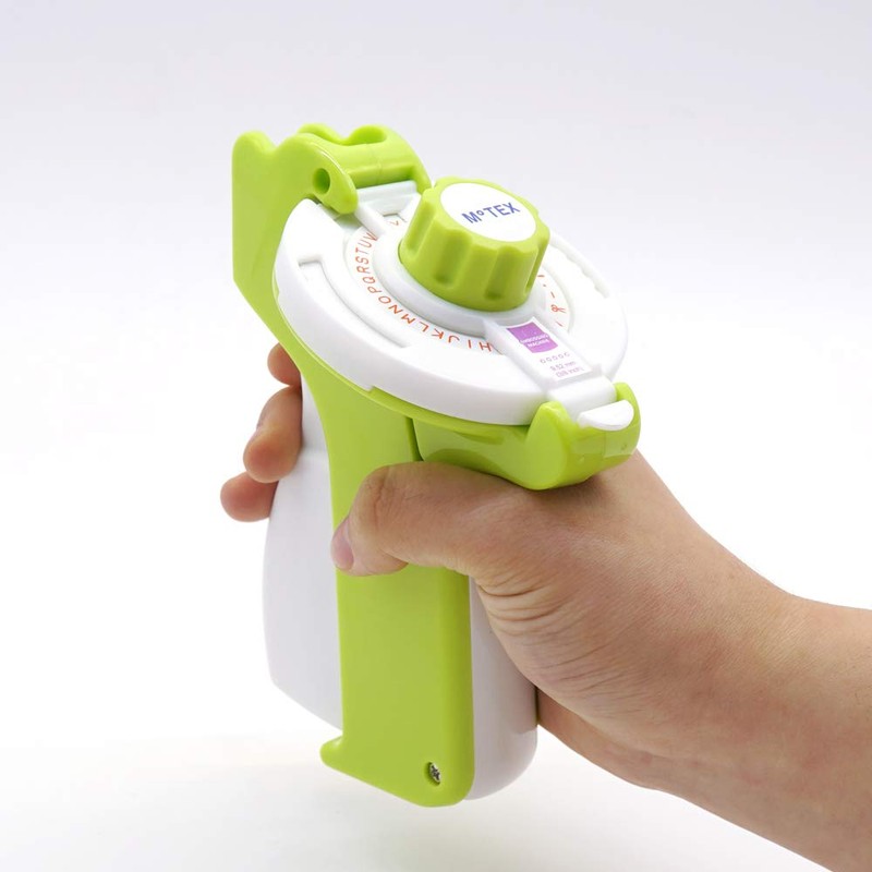 MOTEX E202 Embossed Label Maker (Lime)