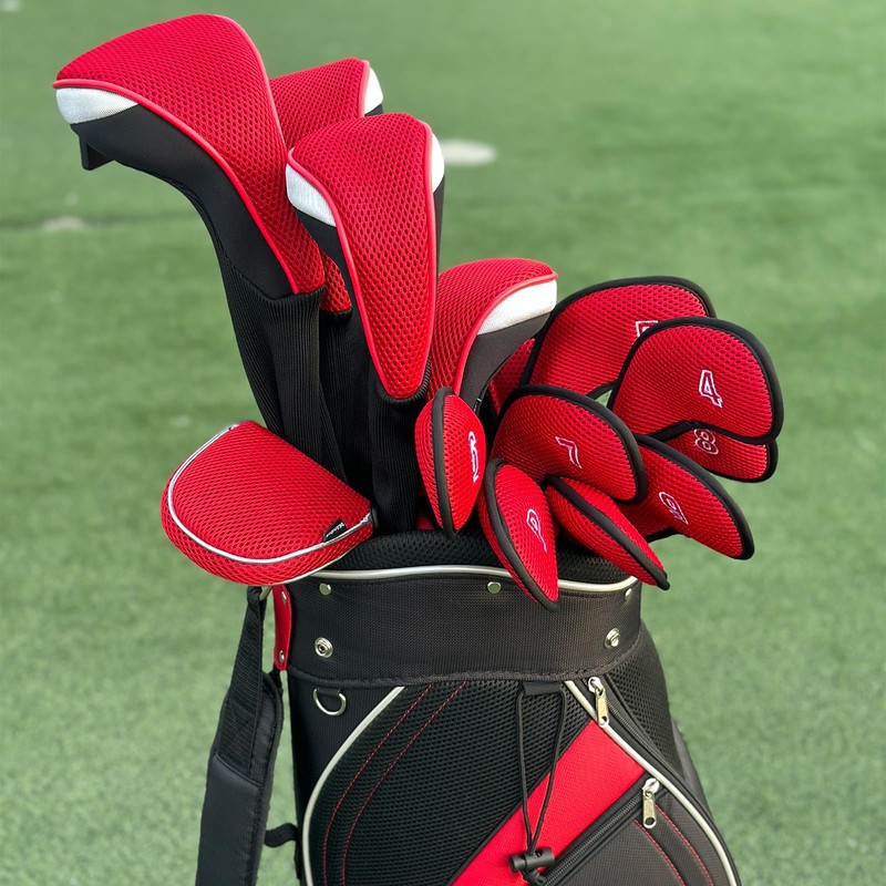Andux Golf Hybrid Club Head Covers with Dial No. Tag