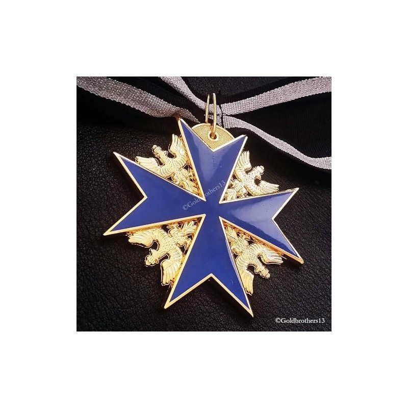 FREECROWS Grand Pour Le Merite 24k Gold Plated Cross Medal