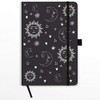 A5 Notebook New Moon Sun and Stars Journal Night Sky