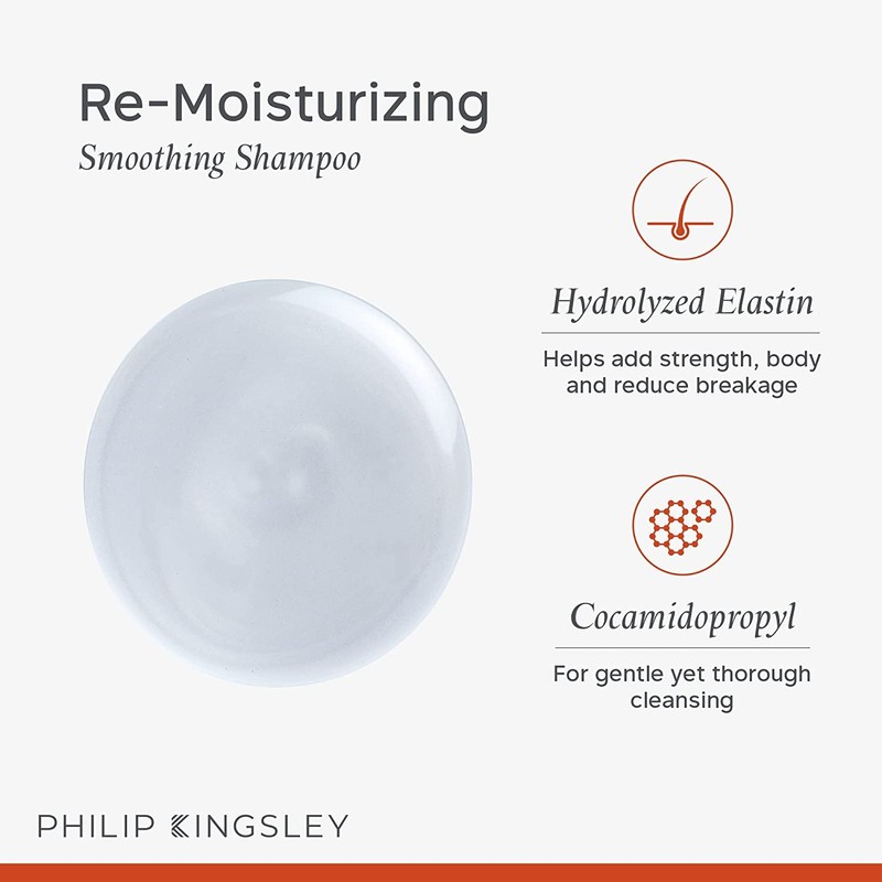 Philip Kingsley Re-Moisturizing Soothing Shampoo | Hydrates Coarse, Wavy and