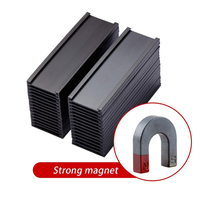 Eeoyu Magnetic Label Holders with Magnets Magnetic Data Card Holders