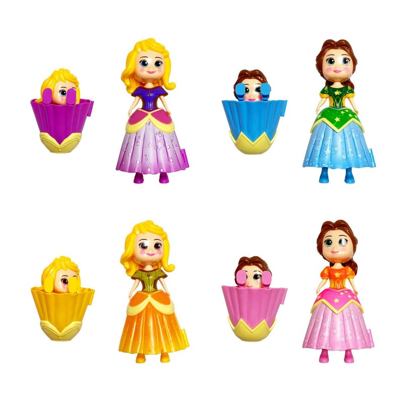 Pinkiwine 8 Pack Prefilled Easter Eggs Princess Deformation Egg Toys