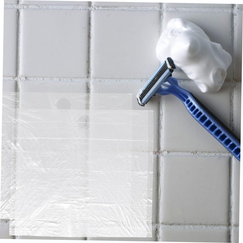 FOMIYES Bathroom Drain Hair Catcher Sheet 20pcs Beard Hair Catchers