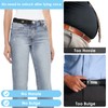 Lusofie 2pcs No Buckle Belt Women，Belt Elastic Comfortable Invisible Belt