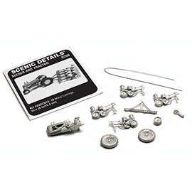 Scenic Detail Kit- Seeder & Tractor (1938-1946) HO Scale Woodland Scenics