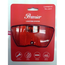 Alpha Plus XH48 Carrier/Luggage Rack Fitting LED Rear Bike/Cycle Light