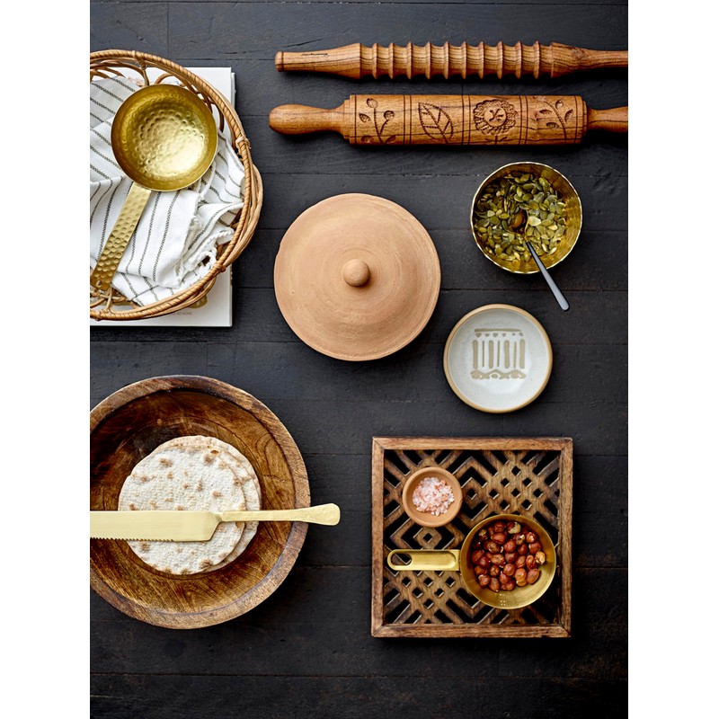 Bloomingville Bread Basket, Natural, Rattan, Set of 2