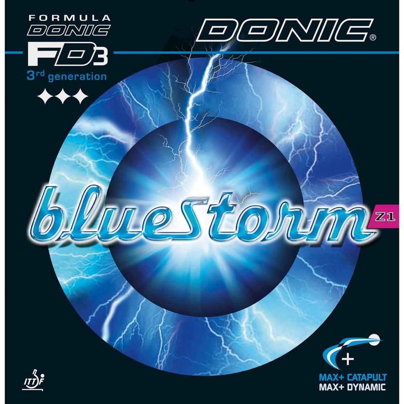 Donic Belag Bluestorm Z1, options 2.3 mm, red