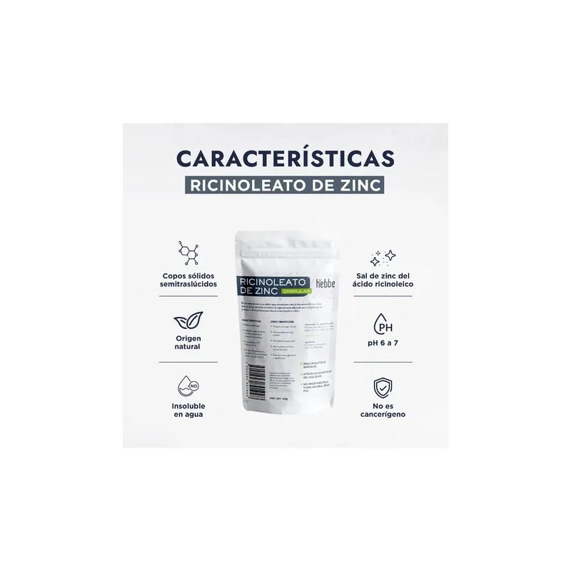 Ricinoleato De Zinc 100% Puro (desodorante Sólido) 100 G