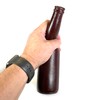 NewRuleFX Flexible Foam Rubber Beer Bottle Prop - Amber Brown
