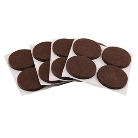 Prime-Line MP76705 Heavy-Duty Furniture Felt Pads, 1/4 In. Thick x 2 In. Diameter (16 Pack)