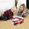 Playkidiz 15" Fire Truck Toy for Kids with Lights and