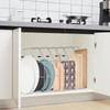 Blulu 6 Pcs Baking Sheet Organizer 18" x 20" Tray