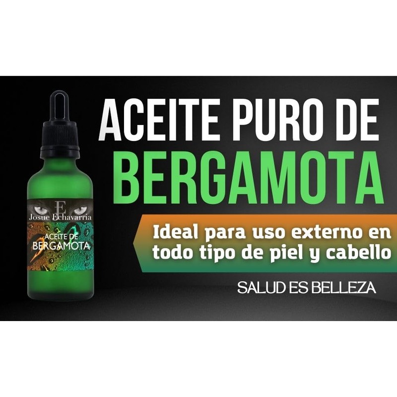 Aceite de Bergamota Puro Tratamiento para piel y cabello 10