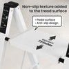 Dollate Aluminum 4 Step Ladder, Folding Step Stool with Non-Slip