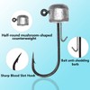 UperUper 50 Pack Ned Rig Jig Hook Kits, Jig Heads