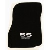 AFM NEW! 1968-1972 CHEVELLE Floor Mats Black Carpet Embroidered Silver