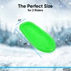Superio Toboggan Snow Sled for Kids and Adults, 36" and