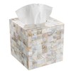 Milano Tissue Box Cover Square – Decorative Tissue Holder for