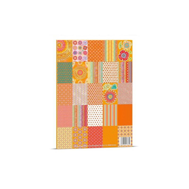 Bine Brändle - Craft Paper - Paper Mix Orange