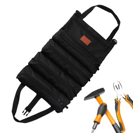 Roll up Tool Bag - Electrician Tool Bag - Neat Storage Multifunctional Pouch, Electrician Tool Bag, Portable Tool Roll Organizer for Screwdrivers Wrench