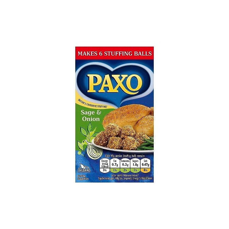 Paxo Sage and Onion Stuffing Mix - 85g - Pack