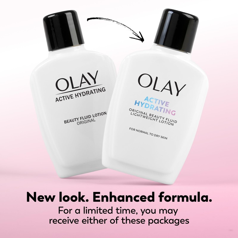 Olay Face Moisturizer, Active Hydrating Beauty Moisturizing Lotion, 6 fl