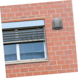 COHEALI Stainless Steel Exhaust Air Vent Cover Rainproof Hood for Chimney Bathroom and Kitchen Vents Easy Installation Lightweight Durable U Type