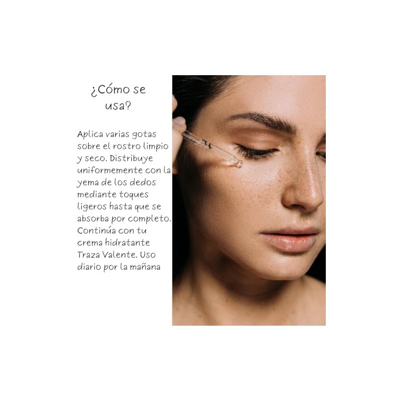 Sérum Facial Niacinamida, Ácido Hialurónico, Colágeno y Elastina - Cuidado