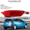 Twowinds Bumper Reflector, Cat Eye Reflector, Red Reflector for Rear