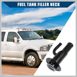 RATCHROLL 4C3Z9034C / Rear/Fuel Tank Filler Neck/for Ford F-350 2005-2007 for Ford F-450 Super Duty 6.0L DIESEL/Fuel Tank Filler Neck Hose/Durable / 1Pcs / Black Replacement Car Parts