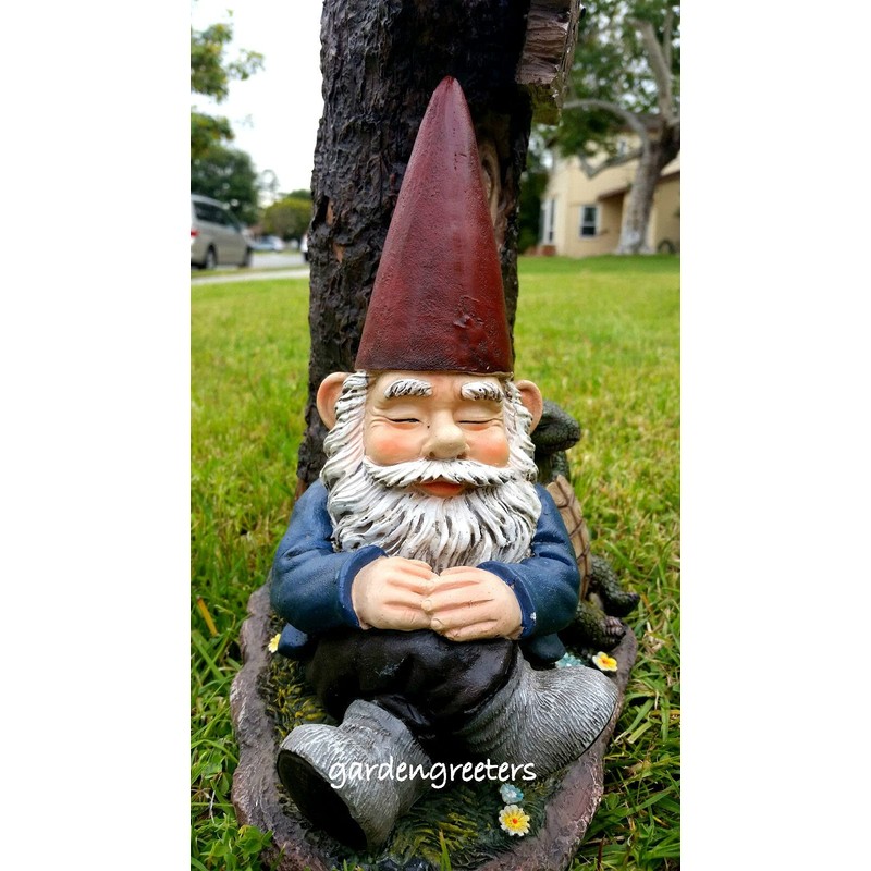 GARDENGREETERS Solar GNOME Statue Solar GNOME Figurine