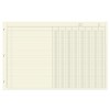 BookFactory Ledger Pad/Large 8 Column Accounting Ledger Columnar (Eight Columns)