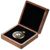 COSISO Walnut Wood Pocket Watch Box Portable Single Pocket Watch