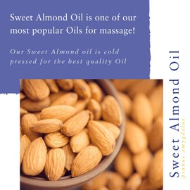 Absolute Aromas süßes Mandelöl 150 ml - Rein, natürlich, tierversuchsfrei, vegan, ohne Gentechnik - Massageölbasis und Feuchtigkeitsspender für Haare, Haut, Gesicht und Nägel