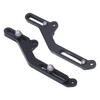 1 Pair Black Motorcycle Windscreen Adjuster Aluminium Windshield Bracket Replacement