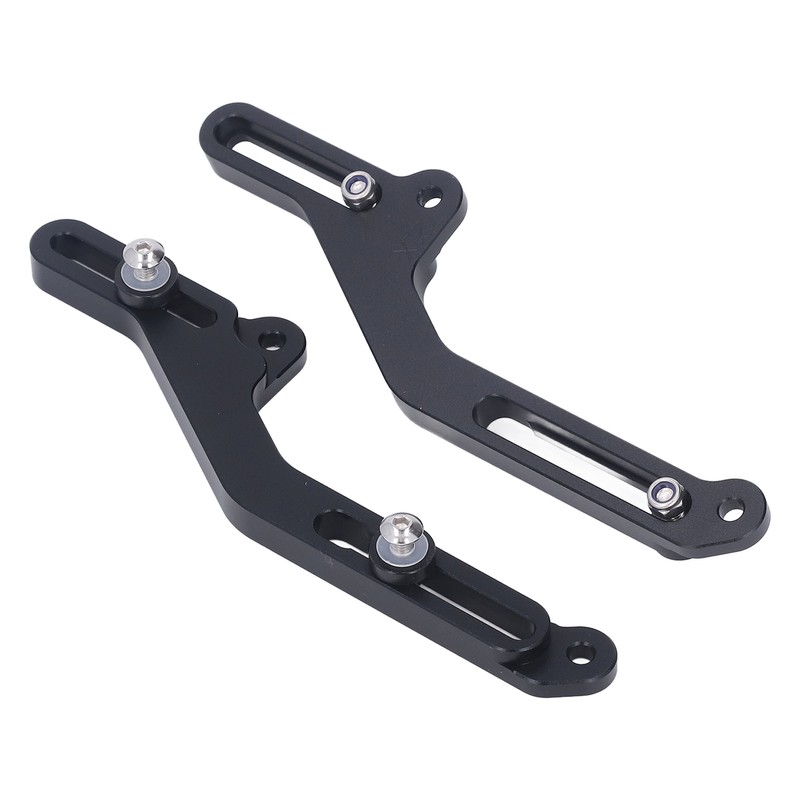 1 Pair Black Motorcycle Windscreen Adjuster Aluminium Windshield Bracket Replacement