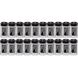 Panasonic 20 CR123A 123A Industrial 3V Lithium Batteries